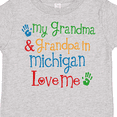 thumbnail image 4 of Inktastic Michigan Grandma Loves Me Boys or Girls Toddler T-Shirt, 4 of 5