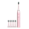 thumbnail image 4 of Komiseup Electric Toothbrush with 6 Brush Heads, 5 Cleaning Modes, Portable Fast Rechargeable Power Waterproofs Electric Toothbrush for Women Men Travel, 4 of 7