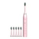thumbnail image 4 of Cepillo de dientes eléctrico con 6 cabezales de cepillo y 5 modos - 45000/min, temporizador inteligente de 20 segundos, impermeable IPX7, recargable USB, batería de 180 días, 4 of 8