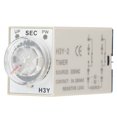 thumbnail image 1 of Relé de tiempo, H3Y-2 Relé de tiempo de encendido Control de puntero Temporizador de retardo 8 pines 5A AC220V(1S), 1 of 10