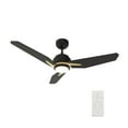thumbnail image 2 of Carro Tracer 48-inch Smart Ceiling Fan with Remote, Light Kit Included, Black Finish, 2 of 7