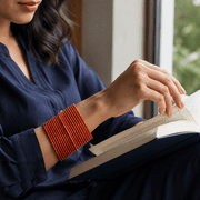 Sunsoul by Touchstone Colorful 2 Dozen Bangle Collection Indian Bollywood Textured Light Orange Designer Jewelry Special Large Size Bangle Bracelets Set Of 24 In Antique Gold Tone For Women
