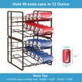 thumbnail image 3 of Stackable Can Organizer for Pantry, 3 of 5