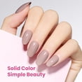thumbnail image 7 of Beetles Chestnut Serenade Nude Pink Gel Polish, 15ml Dark Pink HEMA-Free Soak Off UV LED Gel Nail Polish for Fall and Holiday Nail Art, 7 of 7
