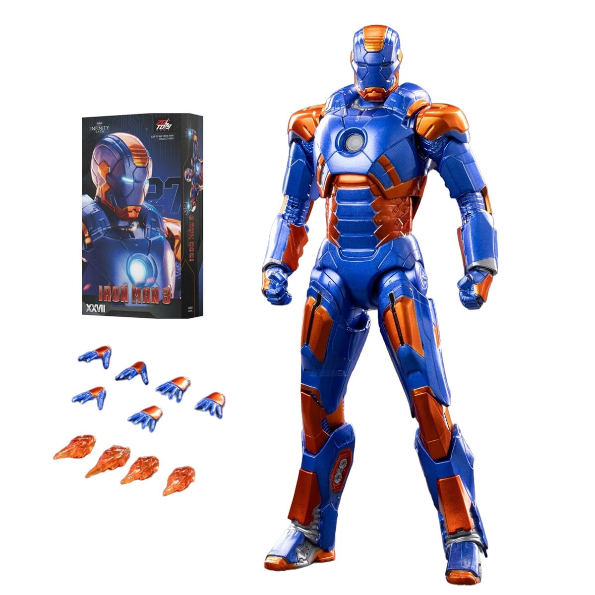 ZD Toys 1/10 Scale Iron Man MK44 Hulkbuster Collectors Action