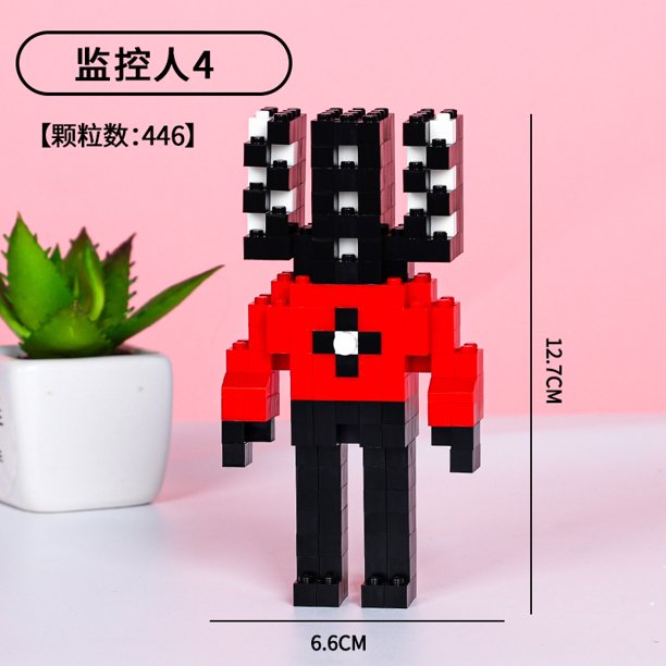 Bloques de construcción de micropartículas de dibujos animados de para niños, juguete de montaje, figura de Anime, regalo para niños, lindo y bonito