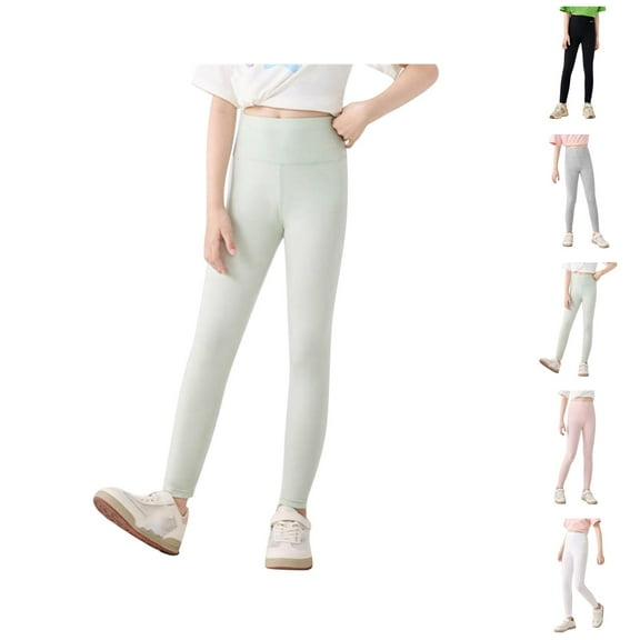 Girl Clothes Girl Pants Girls' Underpants Summer Thin Style Children's High Waist 9/10 Length Pants Leggings Long Pants For Children