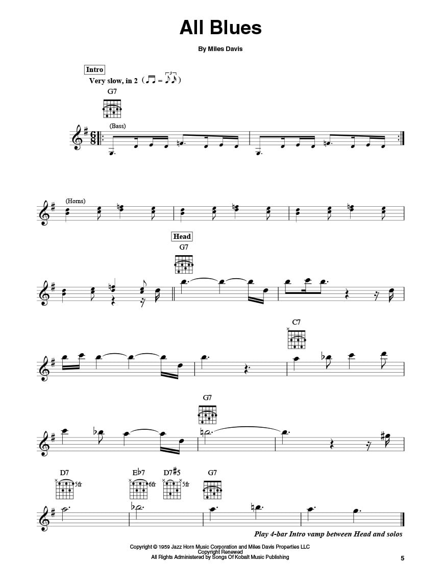 Hal Leonard Jazz Guitar Fake Book - Volume 1 (Lead Sheets for 200