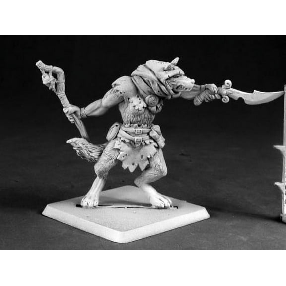 Reaper Miniatures Luta, Rageclaw Shaman #14613 Koborlas Unpainted RPG D&D Mini