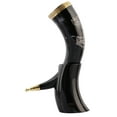 thumbnail image 3 of Viking Drinking Horn Mug and Drinking Horn With Stand 16 oz Genuine Handcrafted Cup for Mead, Wine, Ale, Water and Beer Tankard 2 Pcs Set Thor Horn & Thor Mug, 3 of 8