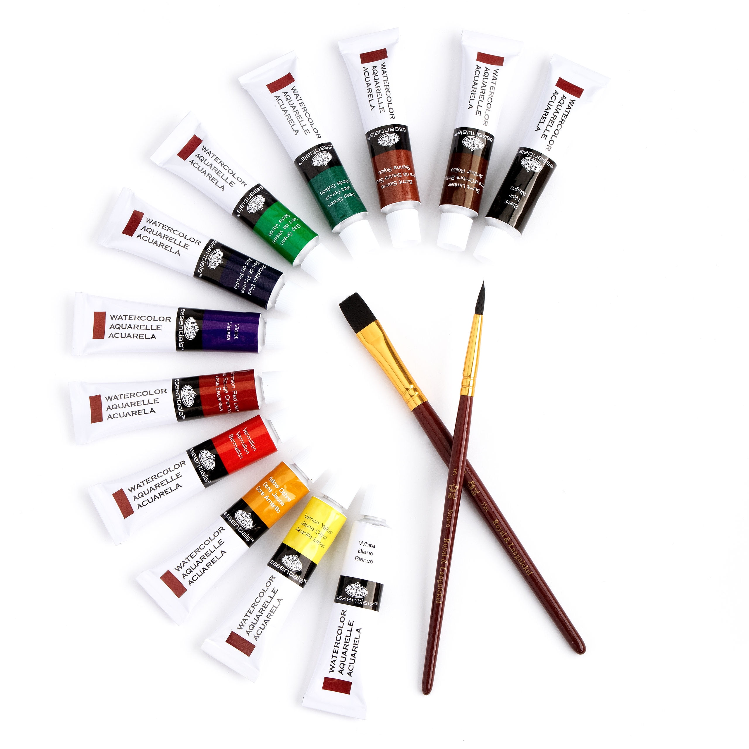 (3 pack) Royal & Langnickel Essentials 12ml Assorted Colors Watercolor Artist Paint 12 Pack