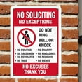No Soliciting Sign, Funny Decor for House Door Office Business ,Metal