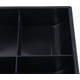 thumbnail image 4 of Cash Register Insert, Cash Drawer Register Insert, Replacement for 3 Notes, 3 Coins, Money Storage Box, 24.5 x 24.5 x 3.5 cm (Black), 4 of 5