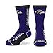 thumbnail image 3 of For Bare Feet NFL BALTIMORE RAVENS MVP Crew Sock Team Color Youth, 3 of 4