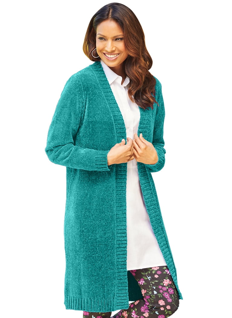 AmeriMark Women's Long Chenille Sweater 