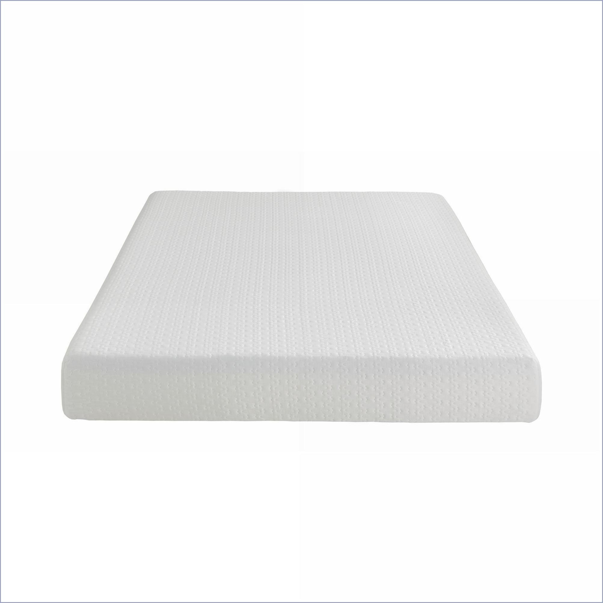 Mattresses, Full Size 8-Inch Firm Gel-Infused Memory Foam Mattress | White | Foam