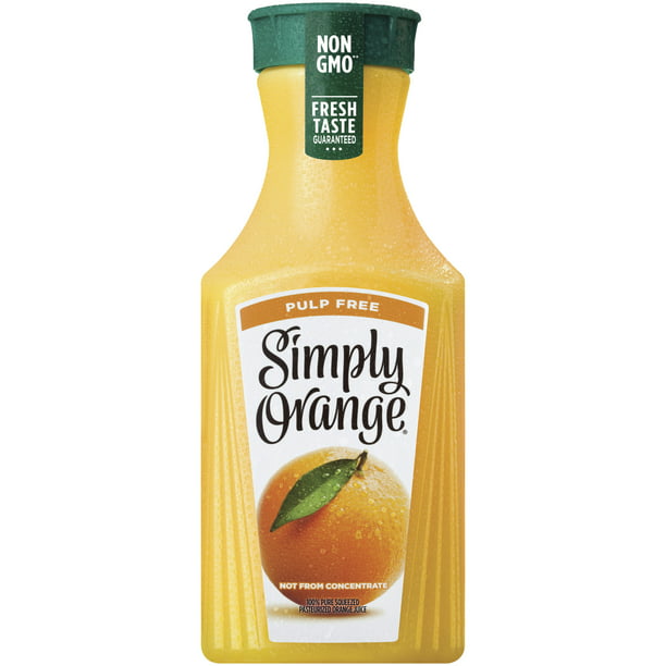 Simply Orange Pulp Free Orange Juice 52 fl oz