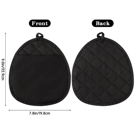 2ooya Cotton Pot Holders Set Heat Resistant 5-Pack