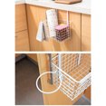 thumbnail image 3 of unbranded Kitchen Hanging Storage Basket with Hair Dryer Holder White Iron Rust Resistant Organizer, 3 of 8