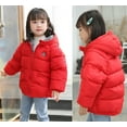 thumbnail image 3 of Vedolay Tops Boys Outerwear Jackets Kids Soft Zip up Hoodie with Pockets,Red 12-18 Months, 3 of 5