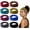 Set 2, variant on 8PCS Stretch Headbands, Wide Non Slip Sweat Absorbent Elastic Head Wraps for Women