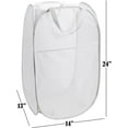 thumbnail image 2 of Mesh Popup Laundry Hamper - Portable, Durable Handles, Collapsible for Storage and Easy to Open. Folding Pop-Up Clothes Hampers are Great for The Kids Room, College Dorm or Travel, 2 of 6
