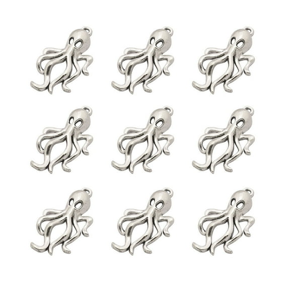 Miangastore 50 Pcs Mini Breloques Pendentif Bijoux en Argent Breloques pour Projets DIY Accessoires de Costume Cosplay