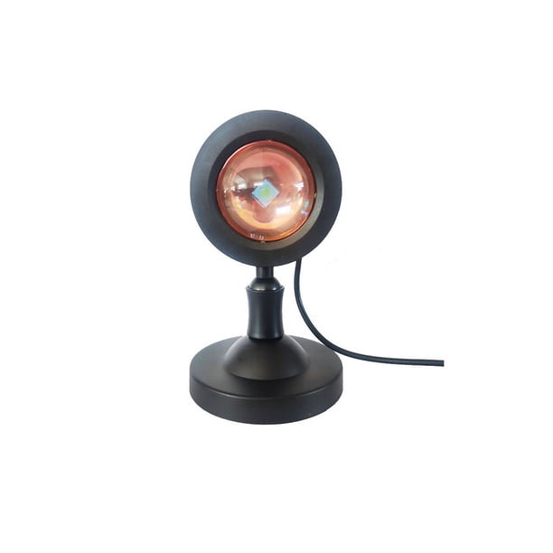 Naiovety Lámpara de proyección Hermoso proyector pequeño Fondo de luz Amplia aplicación Lámparas de puesta de sol Hogar Rojo en forma de Type2 NO2