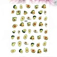 thumbnail image 3 of 12Sheets 3D Fruit Design Nail Art Sticker Cherry Leaf Nail Tip Decal Manicure Decoration for Women Girls (Random Pattern), 3 of 3