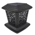 thumbnail image 2 of Lámpara de exterior 2W Solar Post Cap Valla Luz RGB Lámpara exterior Cambio multicolor automático y color de luz estático y color de luz blanco brillante 3 modos de iluminación Control de luz sensible Andoer Lámpara de exterior, 2 of 7