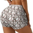 thumbnail image 2 of Fotbe Cute Baseball Seamless Shorts, Womens Workout Shorts High Waist Stretch Booty Short for Gym/Yoga/Running/Biking-Small, 2 of 9