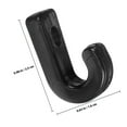 thumbnail image 4 of LIFKOME 10Pcs Boat Kayak Hook Black ABS Multi-function Use for Kayaking and Camping, 4 of 8