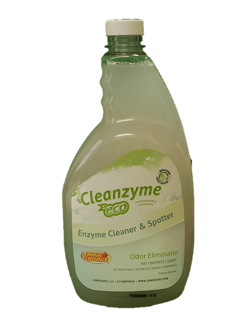 CleanZyme ECO RTU Odor Eliminator & Carpet Spotter, Cherry, 1 Quart (3-Pack)