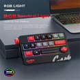thumbnail image 4 of Teclado Mecánico con Joystick Portátil, Teclas Intercambiables en Caliente, Retroiluminación RGB, Teclado para Juegos Programable con Cable para Escritorio, B, 4 of 7