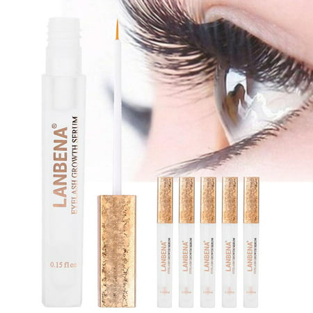 5PCS Eyelash Growth Serum, Natural Brow Lash Enhancer, Nourish Damaged Lashes and Boost Rapid Growth for Any Kind of Lash and (Best Natural Eyelash Enhancer)