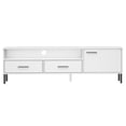 thumbnail image 2 of vidaXL TV Cabinet & TV Stand Oslo with Metal Legs White Solid Wood Pine, 2 of 5