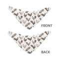 thumbnail image 3 of Naloa Chickens Dog Bandana Large and Small-Dog Scarf Bib Handkerchief Accessories for Dogs and Cats(S-L)-Small, 3 of 5