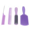 thumbnail image 4 of Peine de cola, juego de cepillos para el cabello de 4 piezas Juego de peines y cepillos para el cabello Tecnología de vanguardia, 4 of 9