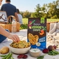 thumbnail image 3 of Breton Veggie Crisps Zesty Ranch, 6 oz Bag (Pack of 2) – Popped Not Fried, Gluten-Free Vegetable Chips made with Real Yellow Peas, Beets, and Sweet Potato, 3 of 8