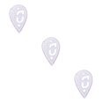 thumbnail image 1 of Yuarrent Multifunctional Button Positioning Ruler Good Toughness Various Exquisite Convenient Rulers Styles DIY Quilting Transparent Type1 NO1, 1 of 6