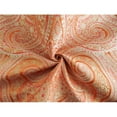 thumbnail image 3 of Orange/Multi Paisley Jacquard Home Decorating Fabric, Fabric By the Yard, 3 of 4