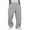 Light Gray, variant on Men's Baggy Sweatpants with Wide Leg Design and Multiple Pockets for Comfortable Casual Wear, Athletic Activities, and Everyday Loungewear,Black,L