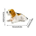 thumbnail image 3 of Nodding Dog Car Ornament under $5! CQCYD Nodding Dog Car Ornament, Swinging Head Resin Dashboard Decor, Cute Animal Figurine for Vehicle Interior, Funny ShakingToys for Car Truck Van, 3 of 9