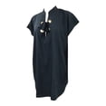 thumbnail image 4 of Ropa Playa Ocean Pacific para Mujer Vestido Largo Manga Corta Aros Cintas Ajust. Escote Negro Talla M, 4 of 4