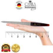 CS19 Sapphire Metal Nail File for Natural Nails Fingernail and Toenail Care, 8 Double Sided Coarse and Fine for Manicure and Pedicure