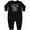 AB-Black, variant on My Mommy Graduated and I'm Super Proud Baby Fleece Romper