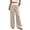 Camel #19, variant on Y2k Pants for Women Wide Leg Comfy Y2k Pants Drawstring High Waist Trendy Goth Vocation Trousers Lightweight Color Blocking Causal Streetwear Camel M