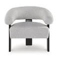 thumbnail image 3 of Signature Design by Ashley Dultish Barrel Back Accent Chair, Snow Gray, 3 of 6