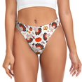 thumbnail image 1 of Balery Turkey And Thanksgiving2 Tangas de Algodón para Mujer con Estampado – Ropa Interior Sexy, Transpirable, G-string-XX-Large, 1 of 6