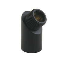 Kingston Brass K220M0 Shower Scape Wall Mount Supply Elbow, Matte Black